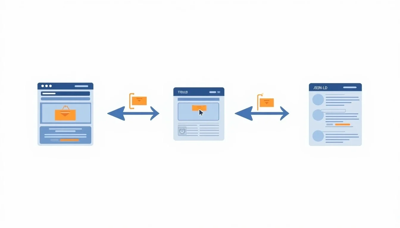 E-ticaret SEO pipeline şeması — AI ile başlık, meta ve schema üretimi